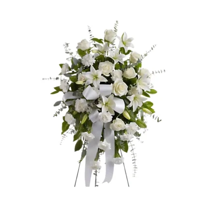 ARREGLO FLORAL CON PEDESTAL F14