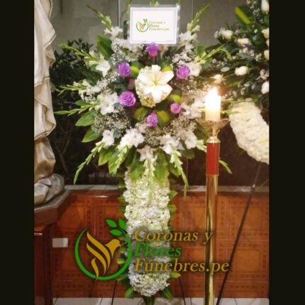 Cruz Gladiolos y Rosas F40