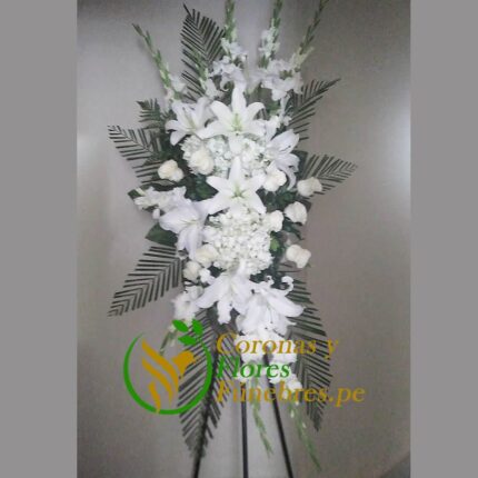 Lágrima Floral Lillums y Rosas Blancas F56
